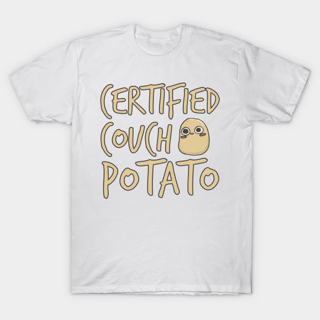 Certified Couch Potato T-Shirt by shopfindingbeni